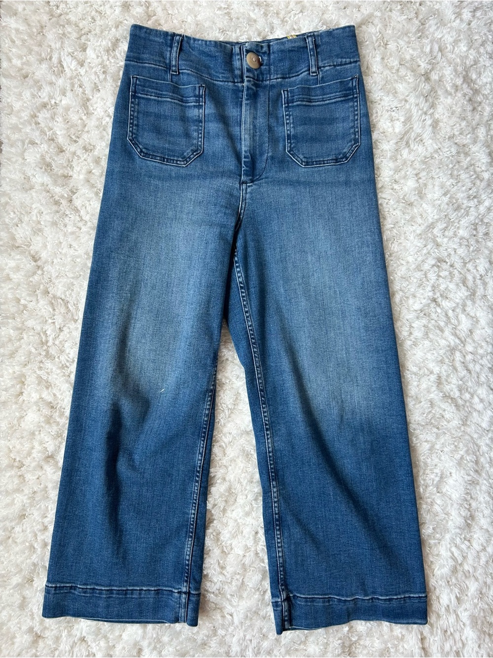 Maeve Anthropologie cropped denim pant